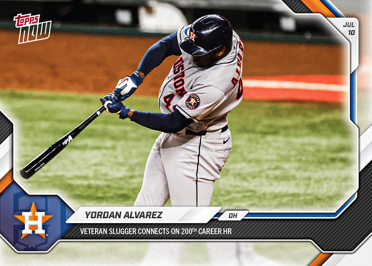 Yordan Alvarez - 2026 MLB Topps NOW - Card 442 - PR: 635