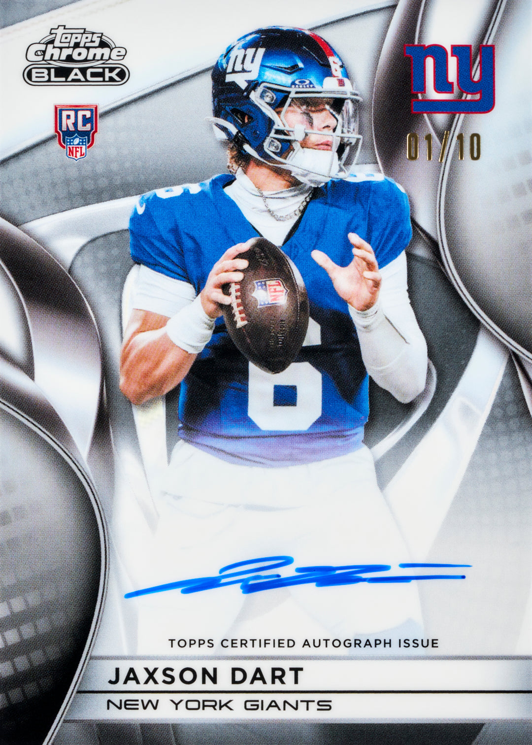 2025 Topps Chrome Black Football - Hobby Box - Image 6