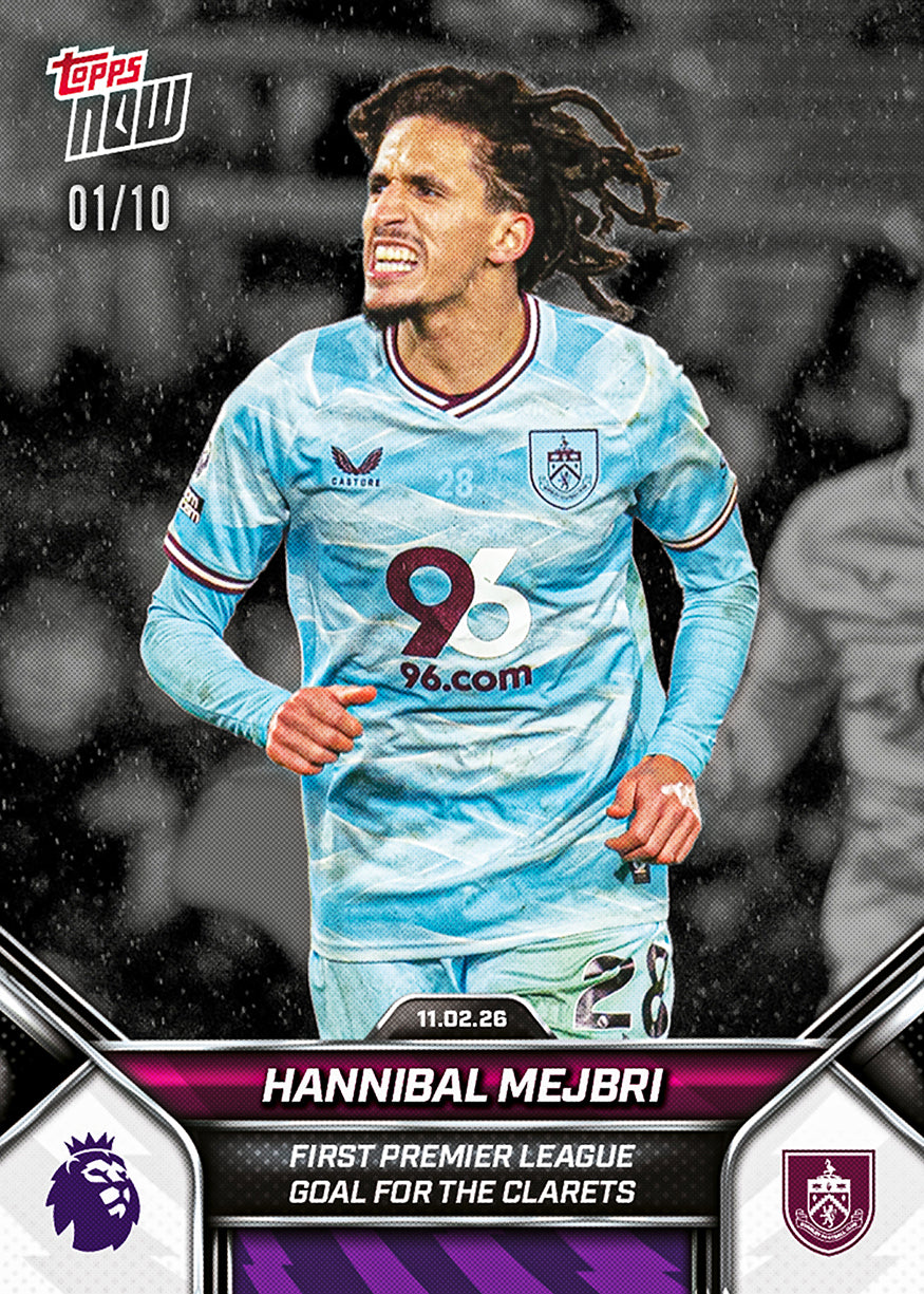 Hannibal Mejbri - 2025-26 Premier League Topps NOW - Card 139 - PR: 119 - Image 4