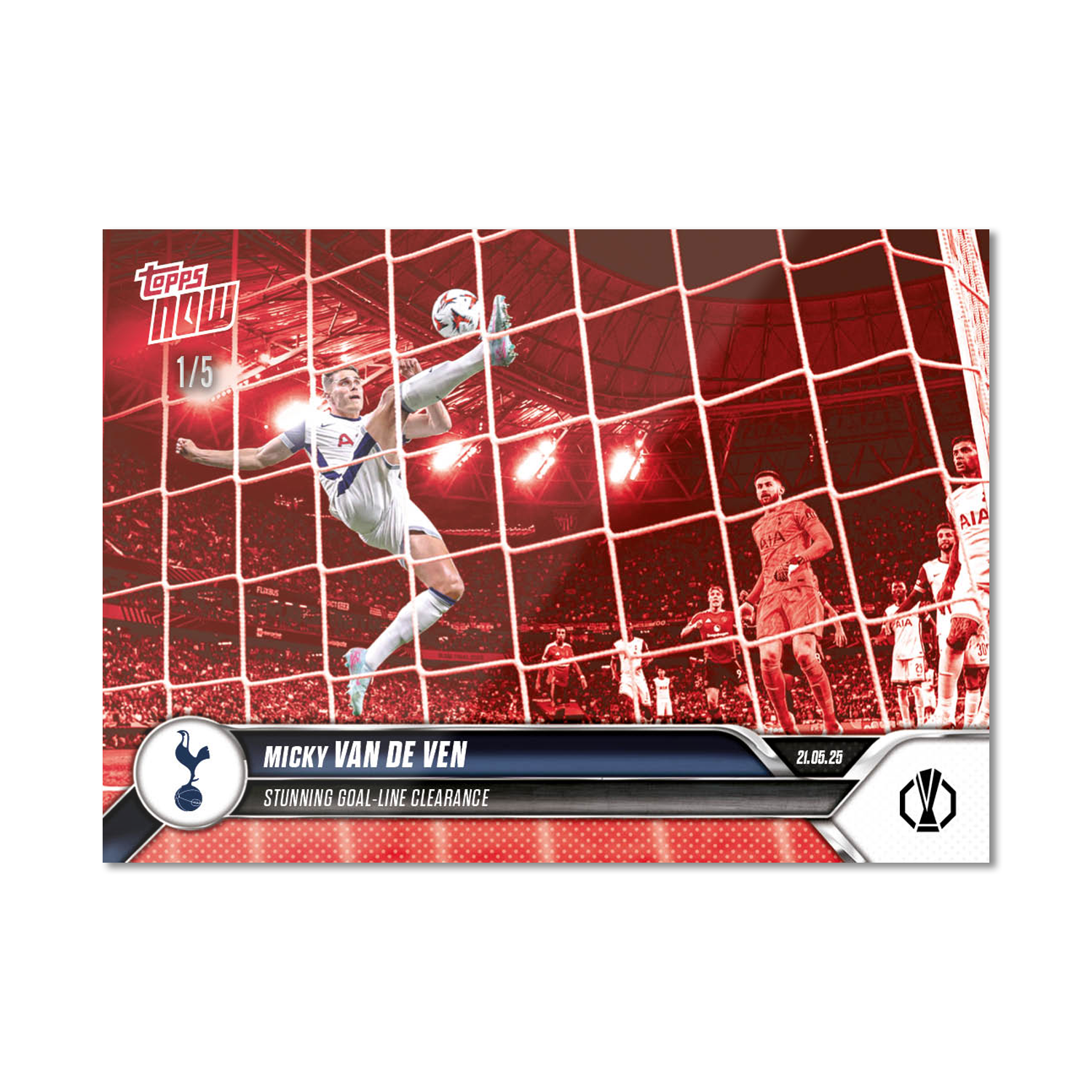 Micky van de Ven - 2024-25 UEL Topps NOW Card 37 - PR: 1820 - Image 3