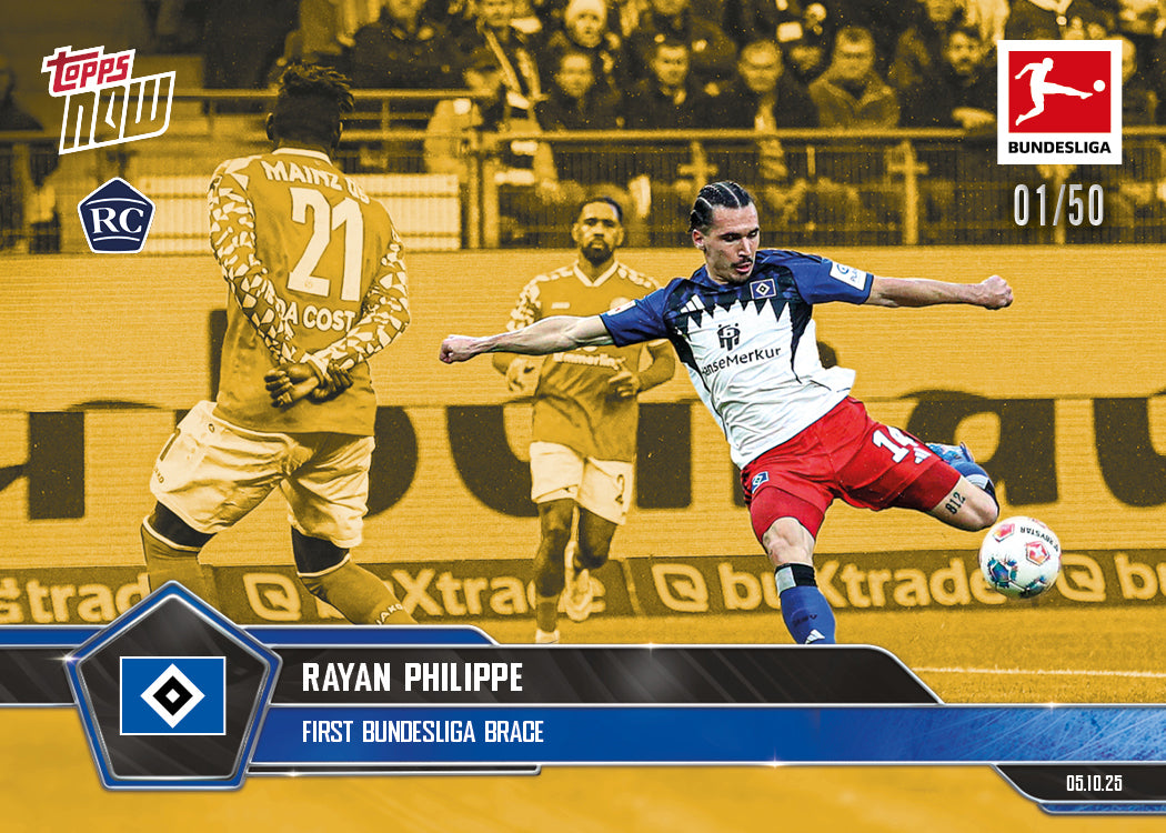 Rayan Philippe - 2025-26 Bundesliga Topps NOW - Card 40 - PR: 441 - Image 6