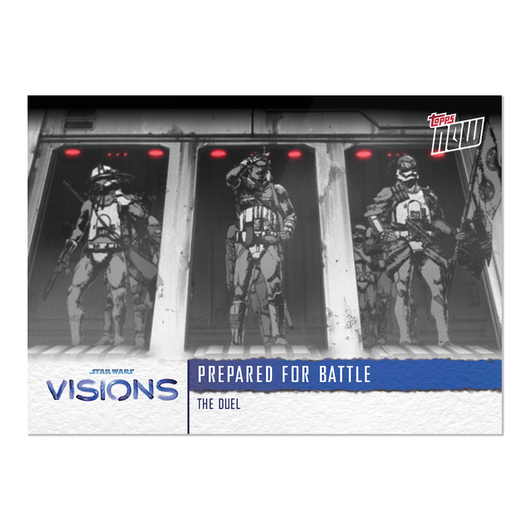 2021 Star Wars Visions TOPPS NOW - 5-Card Pack - The Duel - PR: 665 - Image 3