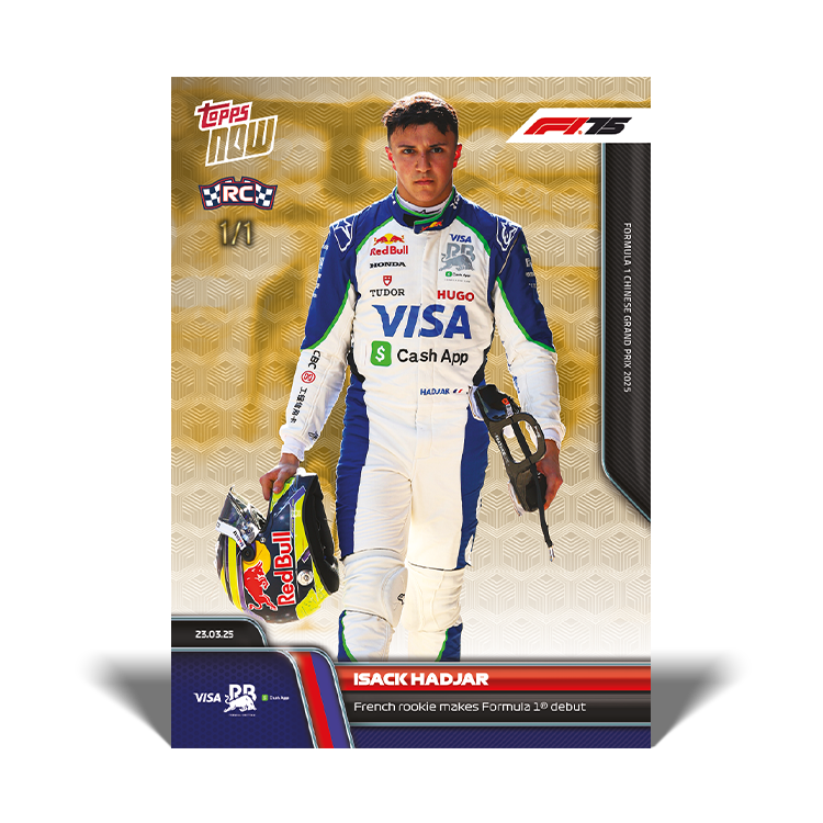 Isack Hadjar - 2025 Formula 1 Topps NOW Card 24 - PR: 853 - Image 7