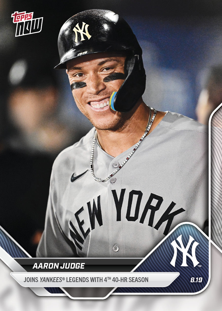 Aaron Judge - 2025 MLB Topps NOW - Card 577 - PR: 2961