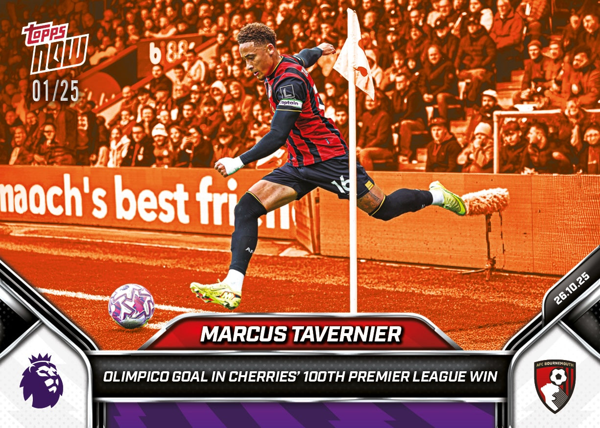 Marcus Tavernier - 2025-26 Premier League Topps NOW - Card 44 - PR: 198 - Image 5