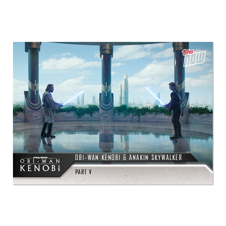 Alternative view of 2022 Topps Now Star Wars: Obi-Wan Kenobi 5-Card Pack (Part V) - PR: 1054