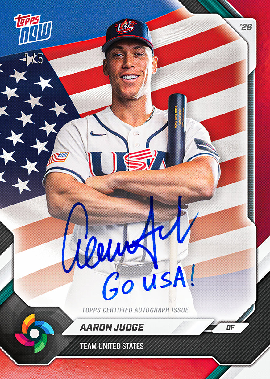 Alternative view of 2026 Topps NOW Baseball – Team United States – World Baseball Classic Team Sets - PR: 20322