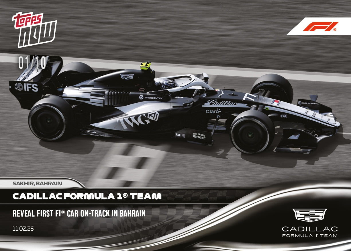 Cadillac Formula 1 Team - 2026 Formula 1 Topps NOW - Card 11 - PR: 8897 - Image 5