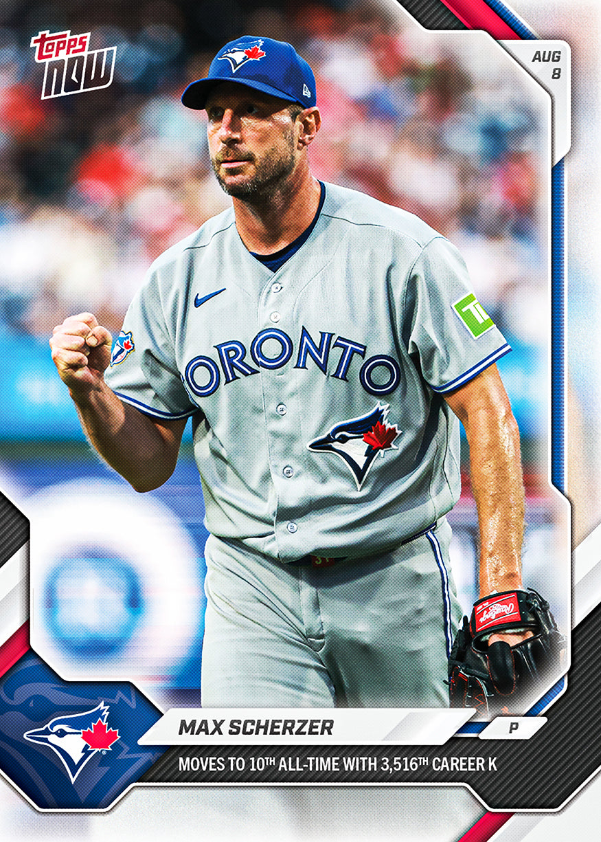 Max Scherzer - 2026 MLB Topps NOW - Card 537 - PR: 1315