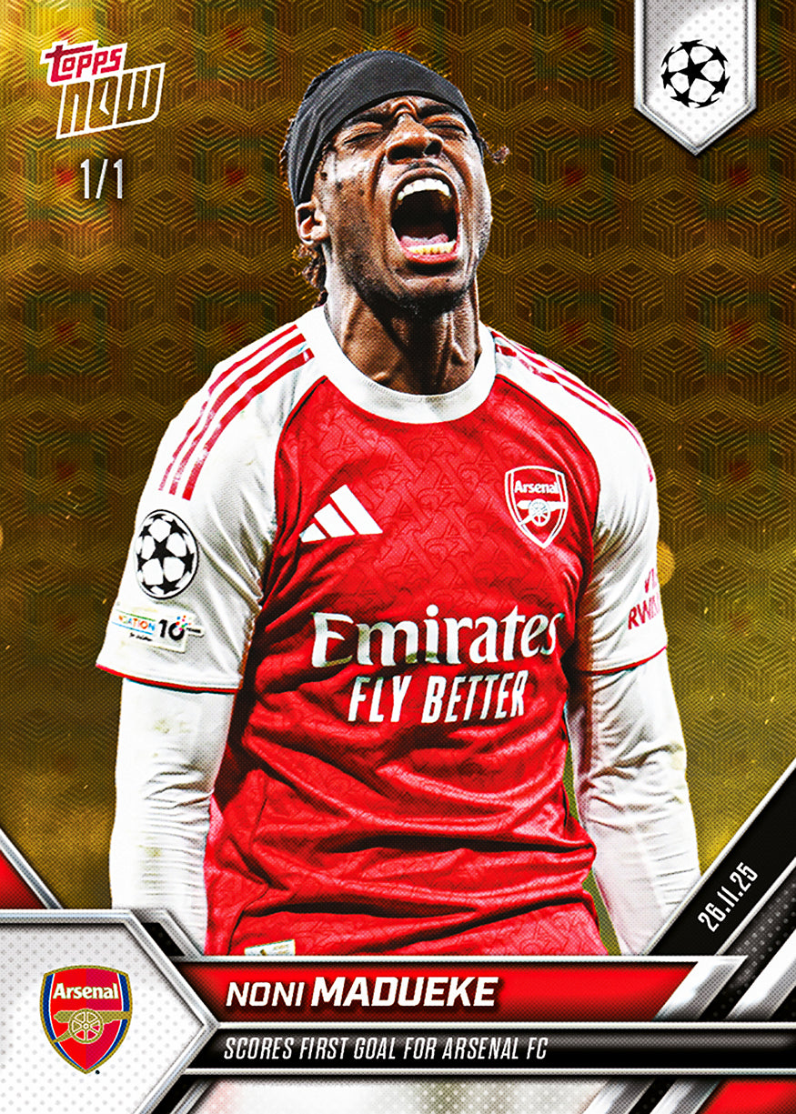 Noni Madueke - 2025-26 UCL Topps NOW - Card 60 - PR: 657 - Image 2