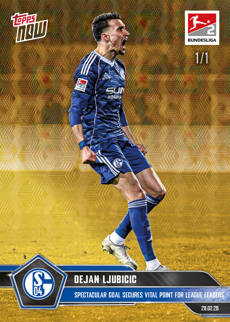Dejan Ljubicic - 2025-26 Bundesliga Topps NOW - Card 135 - PR: 341 - Image 2