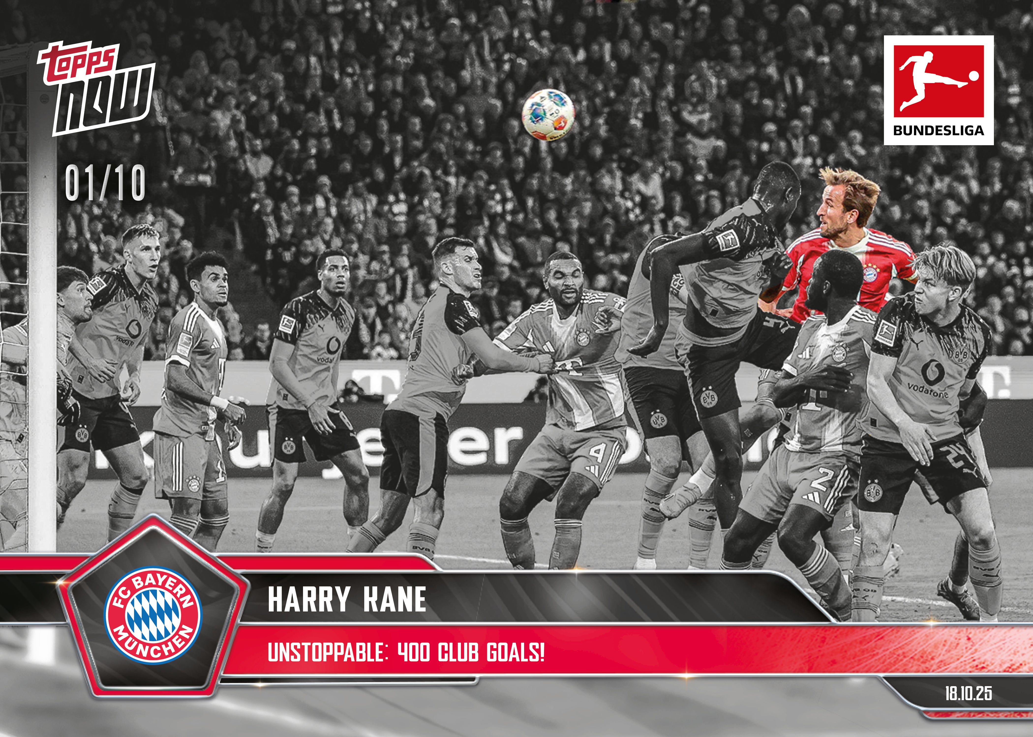 Harry Kane - 2025-26 Bundesliga Topps NOW - Card 43 - PR: 513 - Image 4