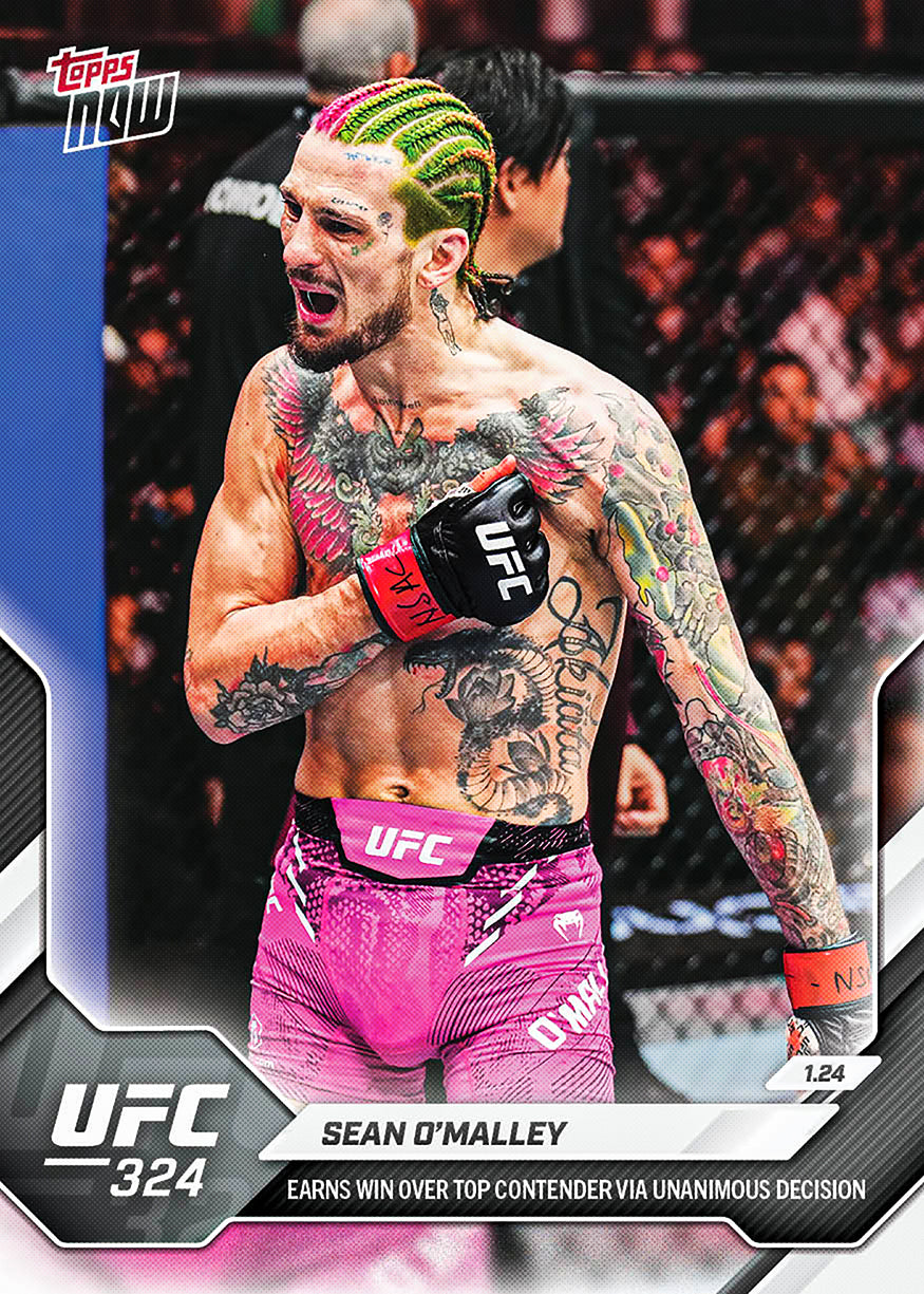 Sean O'Malley - 2026 UFC Topps NOW - Card 2 - PR: 1482 - Image 2