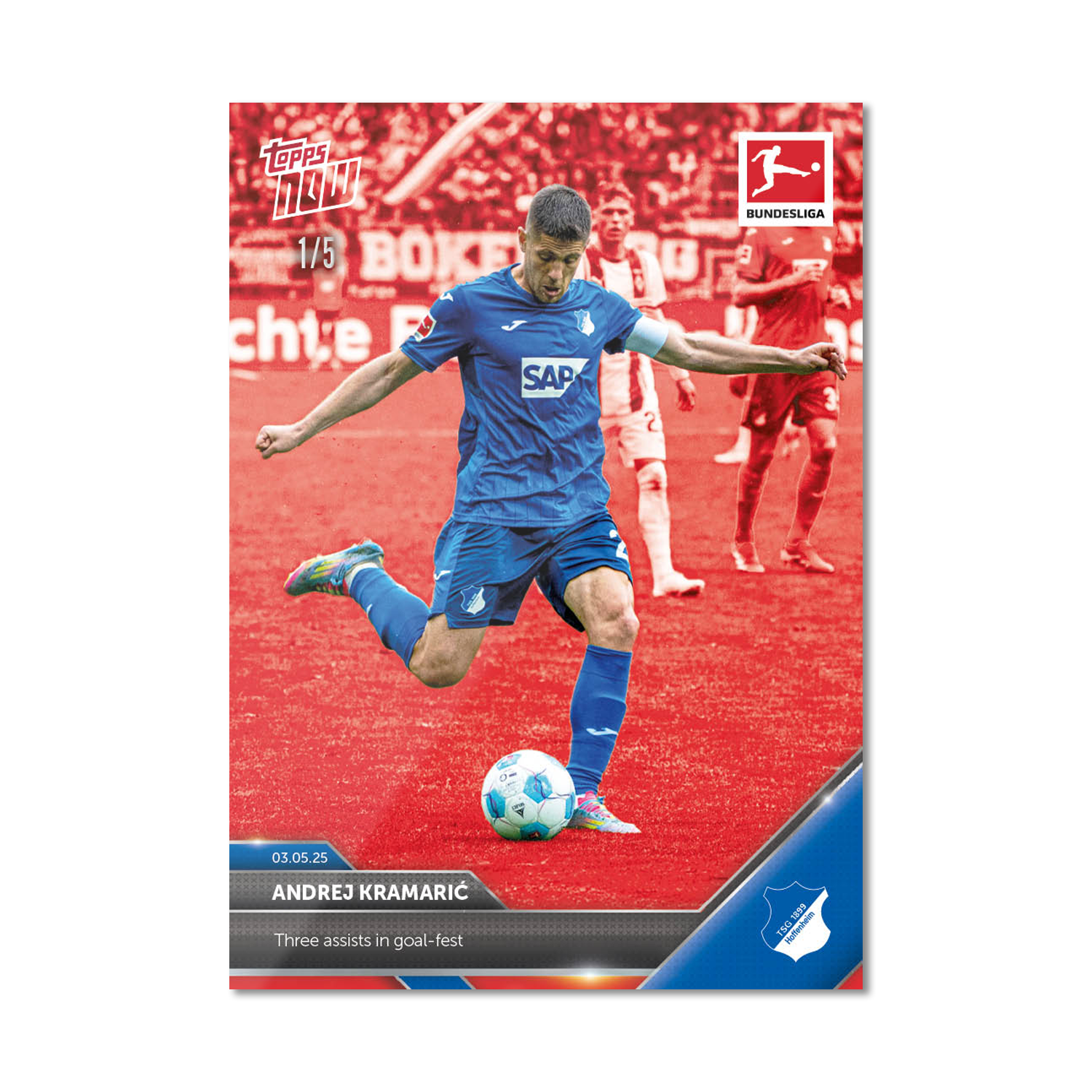 Andrej Kramarić - 2024-25 Bundesliga Topps NOW - Card 178 - PR: 29 - Image 3