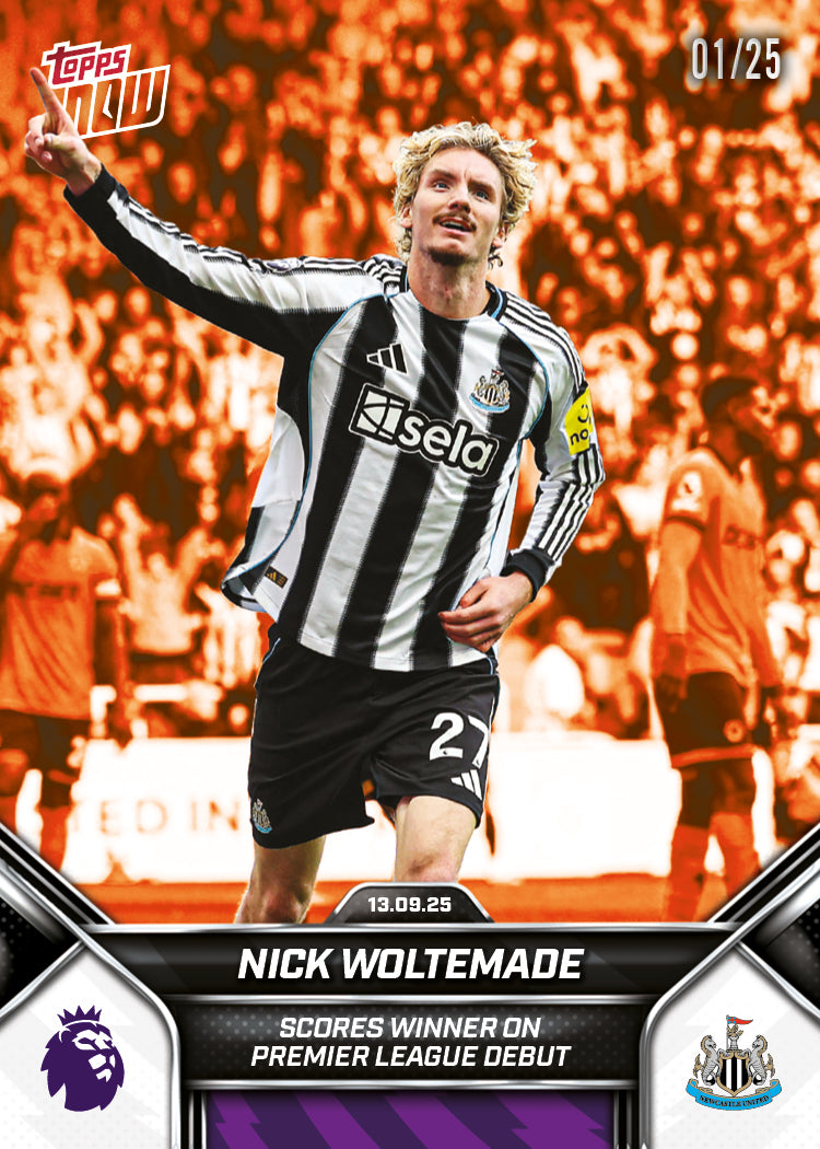 Nick Woltemade - 2025-26 Premier League Topps NOW - Card 18 - PR: 723 - Image 5