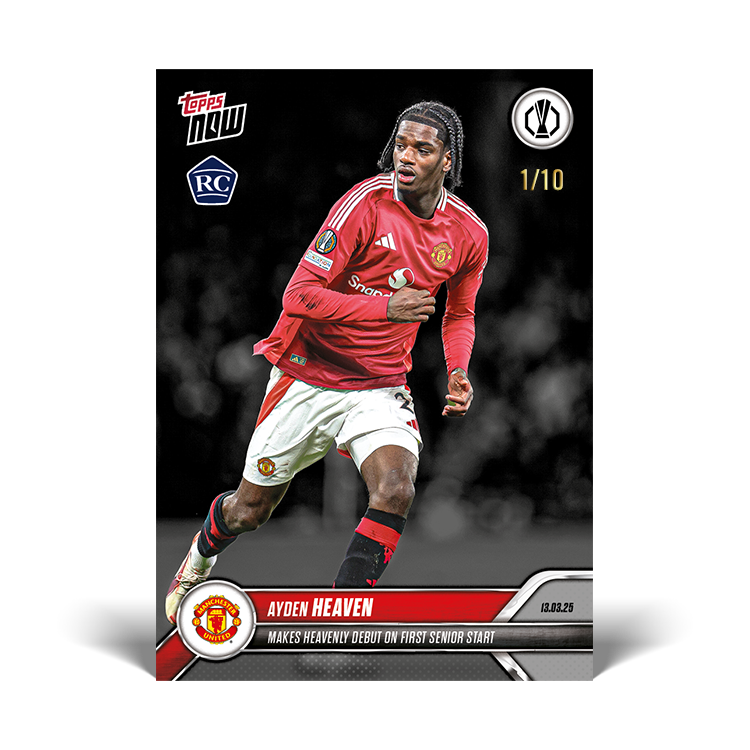 Ayden Heaven - 2024-25 UEL Topps NOW Card 25 - PR: 693 - Image 5