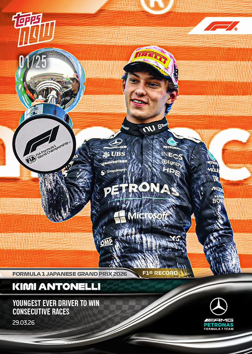 Kimi Antonelli - 2026 Formula 1 Topps NOW - Card 22 - PR: 18223 - Image 6