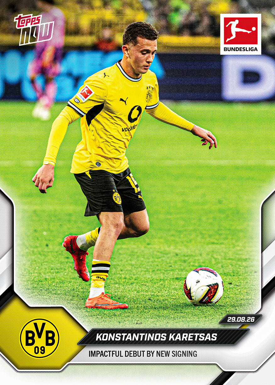 Konstantinos Karetsas - 2026-27 Bundesliga Topps NOW - Card 9