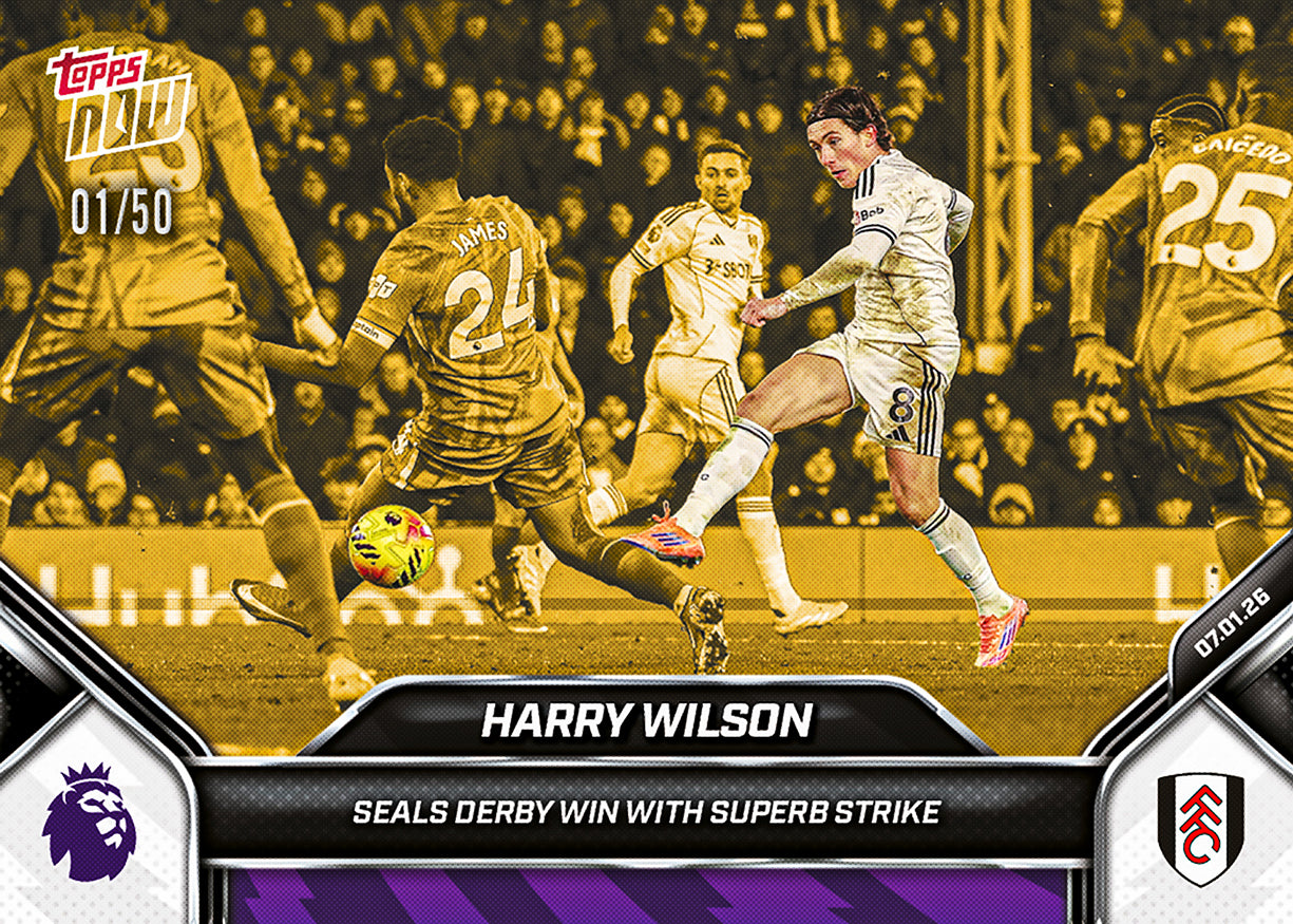 Harry Wilson - 2025-26 Premier League Topps NOW - Card 107 - PR: 220 - Image 6