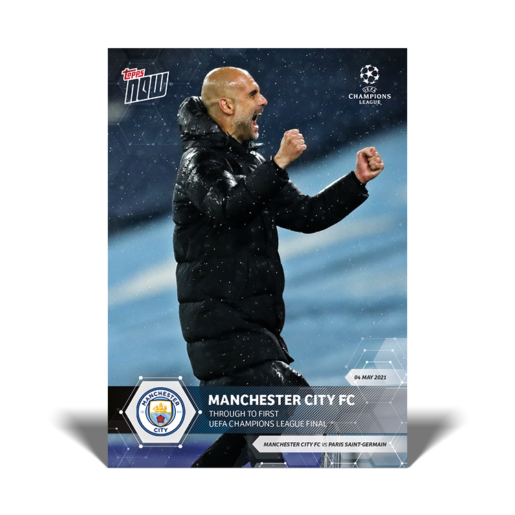 Through to first UEFA Champions League final - UCL TOPPS NOW Card #71 - Print Run: 1411