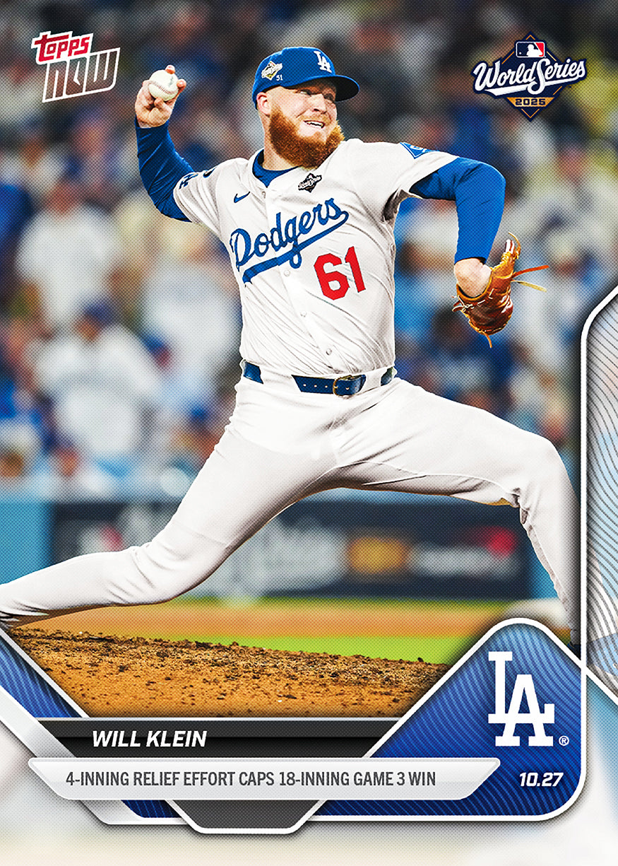 Will Klein - 2025 MLB Topps NOW - Card 907 - PR: 5332
