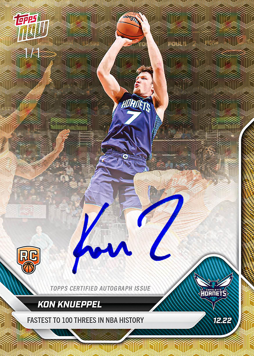 Kon Knueppel - 2025-26 NBA Topps NOW - Card 97 - PR: 6945 - Image 2