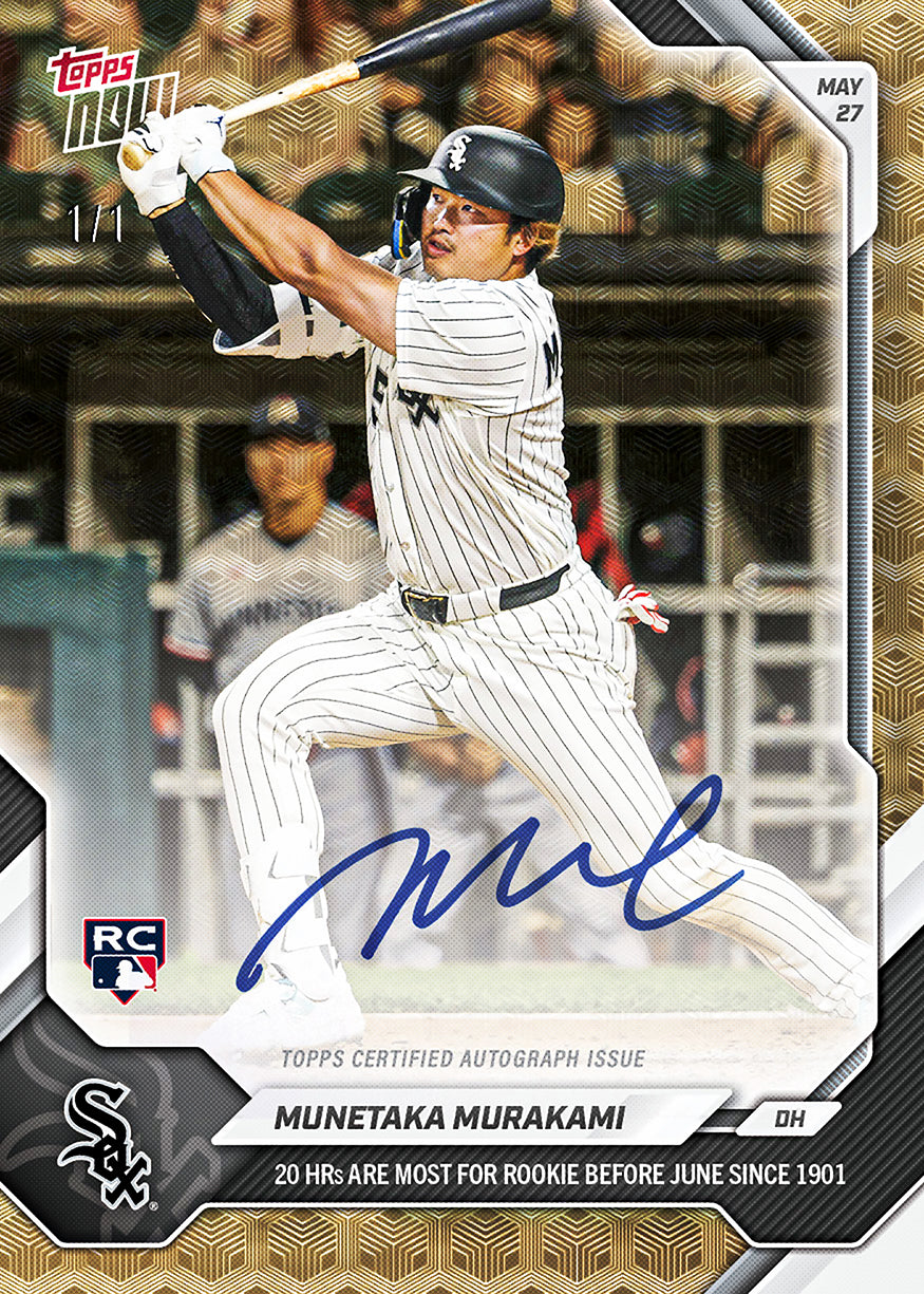 Munetaka Murakami - 2026 MLB Topps NOW - Card 257 - PR: 24596 - Image 2