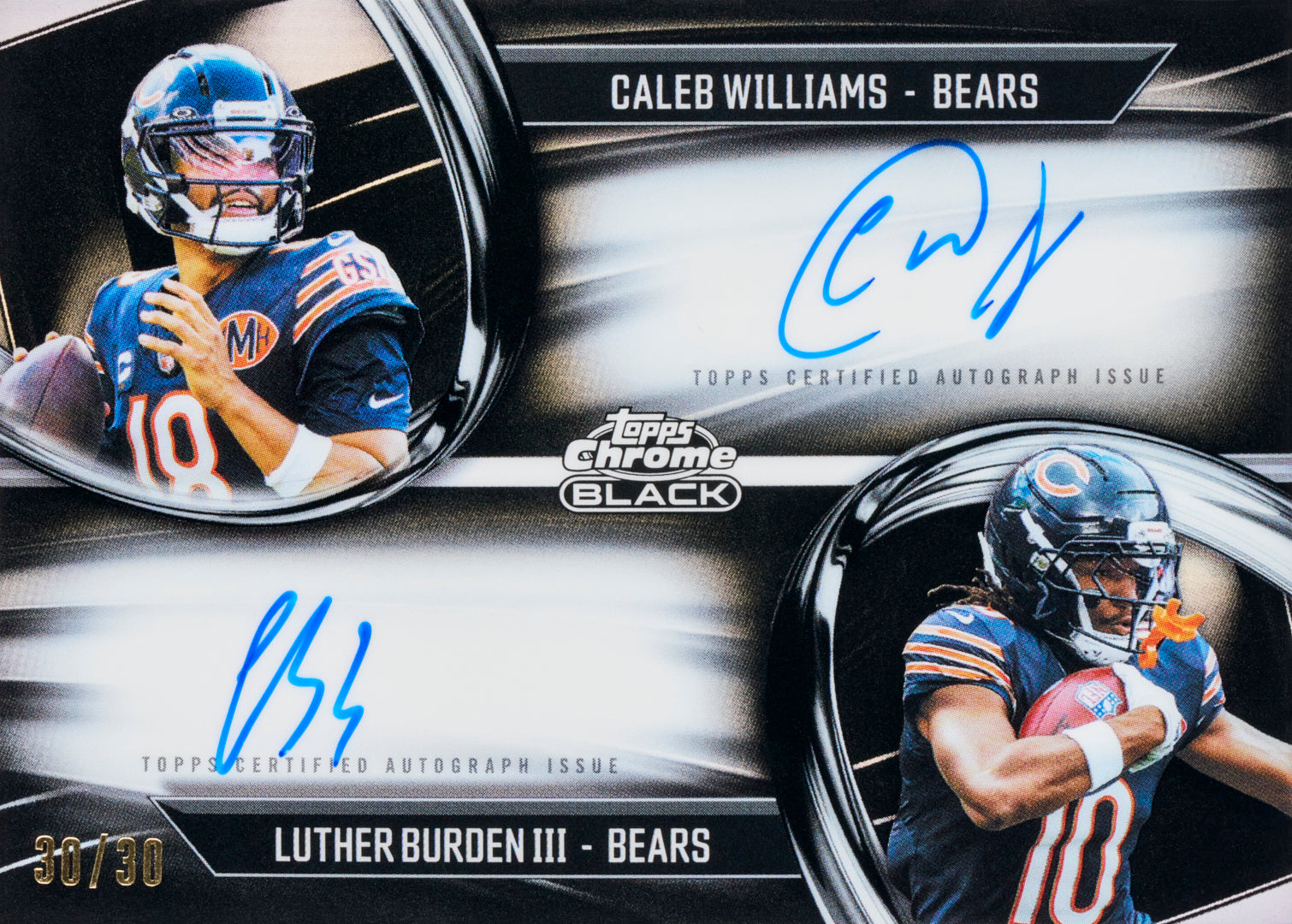 Alternative view of 2025 Topps Chrome Black Football - Hobby Box