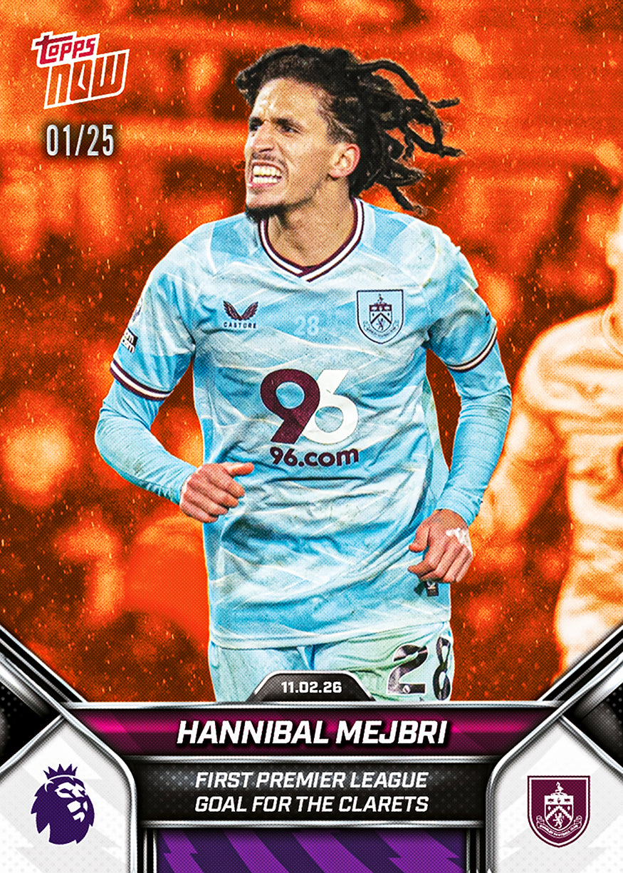 Hannibal Mejbri - 2025-26 Premier League Topps NOW - Card 139 - PR: 119 - Image 5