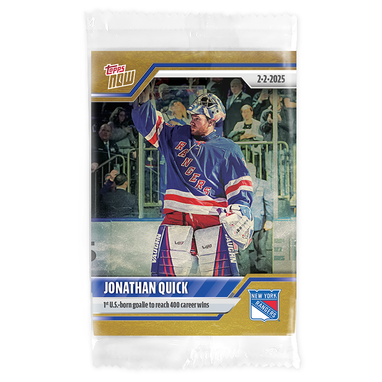 Jonathan Quick - 2024-25 NHL Topps NOW - Sticker # 105 Pack - PR: 290 - Image 3