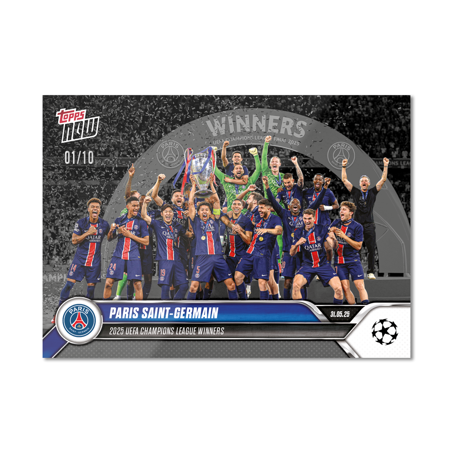 Paris Saint-Germain - 2024-25 UCL Topps NOW - Card 159 - LOOK FOR RELICS - PR: 2963 - Image 8