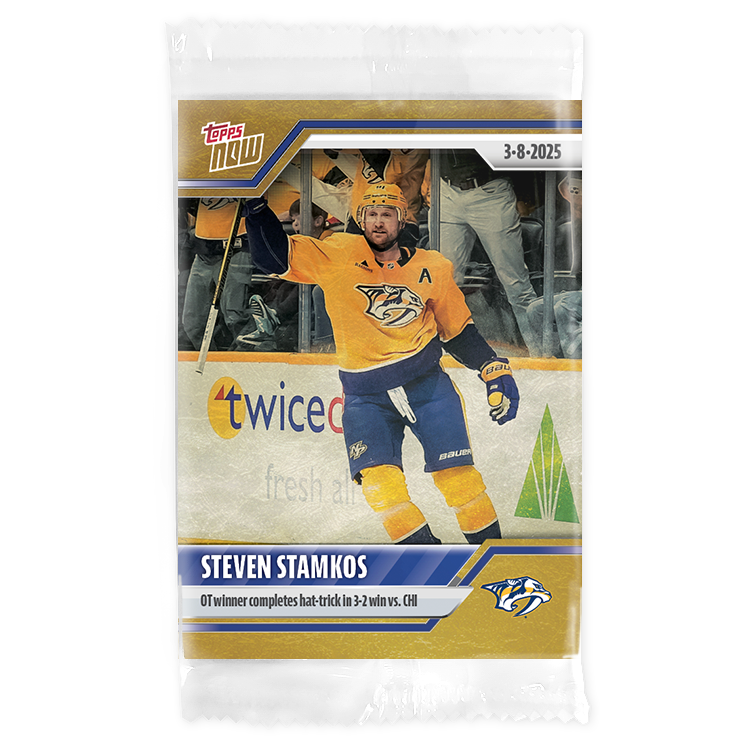 Steven Stamkos - 2024-25 NHL Topps NOW - Sticker # 129 Pack - PR: 185 - Image 2