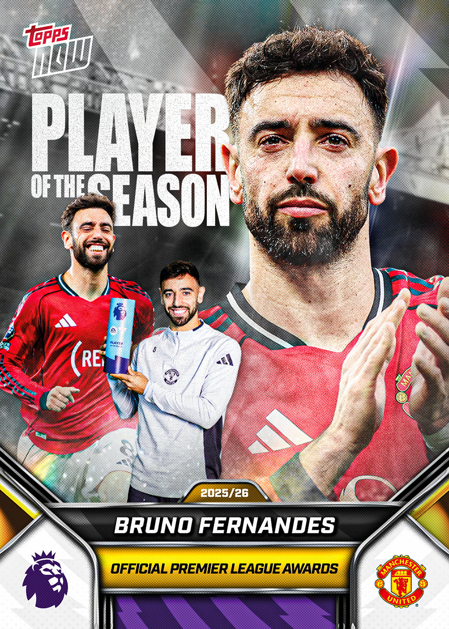 Bruno Fernandes - 2025-26 Premier League Topps NOW - Card 210 - PR: 3606