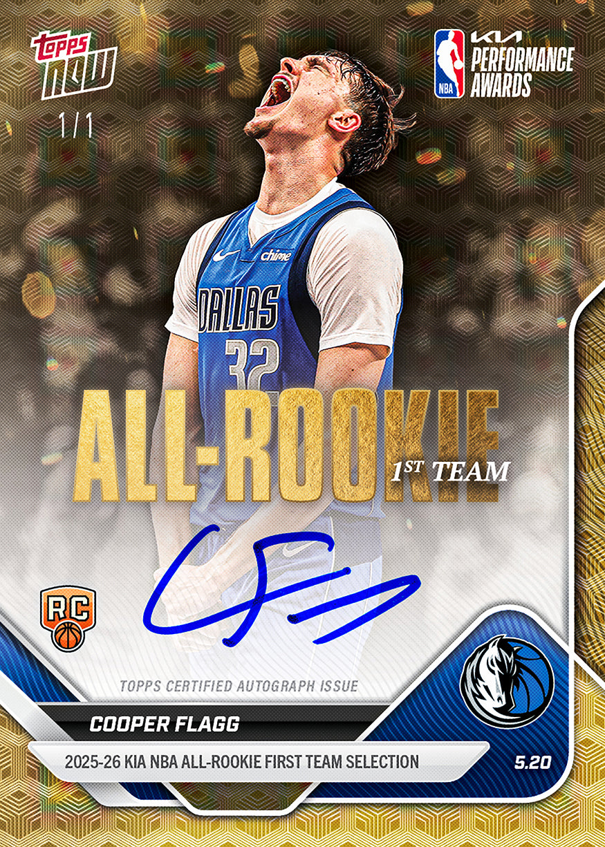 Cooper Flagg - 2025-26 NBA Topps NOW - Card AR01 - PR: 40388 - Image 2