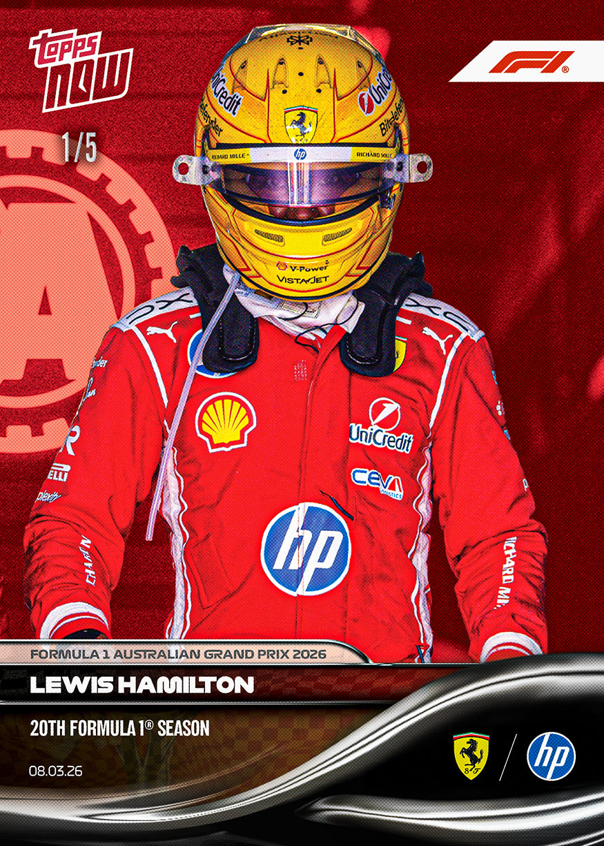 Lewis Hamilton - 2026 Formula 1 Topps NOW - Card 13 - PR: 6056 - Image 3