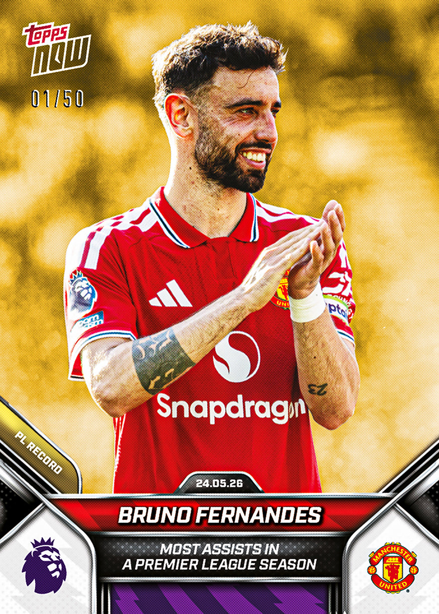 Bruno Fernandes - 2025-26 Premier League Topps NOW - Card 206 - PR: 8937 - Image 7