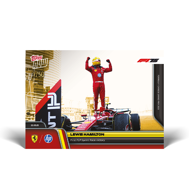 Lewis Hamilton - 2025 Formula 1 Topps NOW Card 20 - PR: 2509 - Image 3