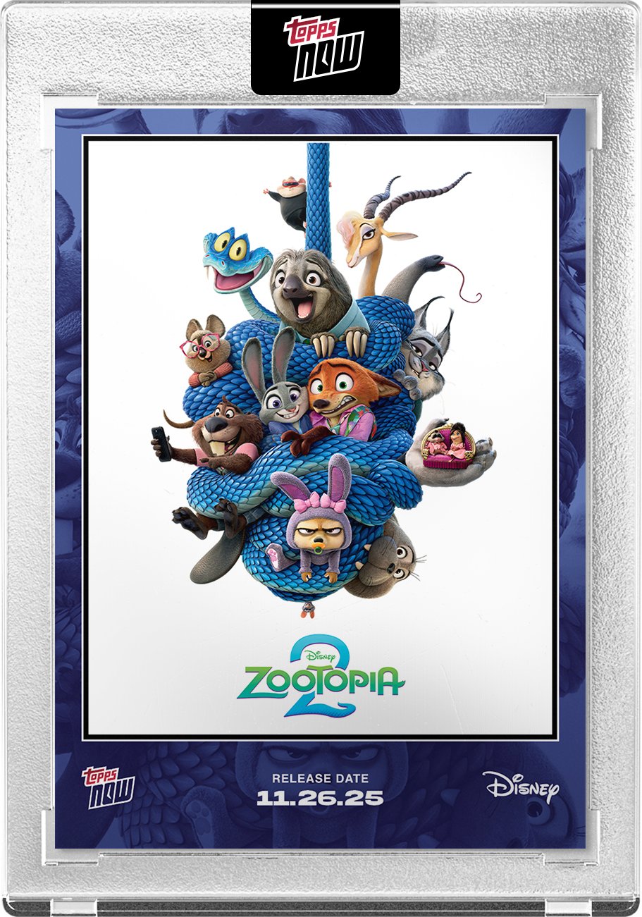 Alternative view of 2025 Disney Topps NOW Zootopia - PR: 4204