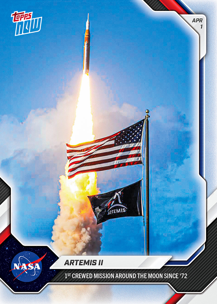 Artemis II - 2026 Topps NOW Card A201 - PR: 24420 - Image 2