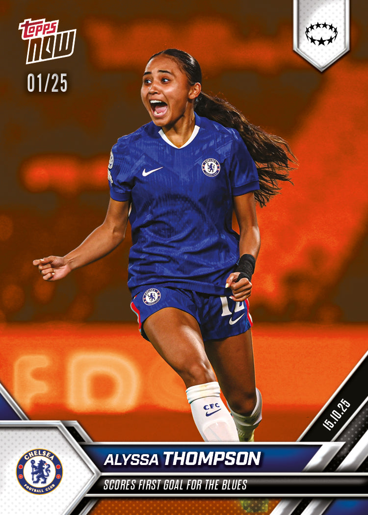 Alyssa Thompson - 2025-26 UWCL Topps NOW - Card 3 - PR: 632 - Image 5