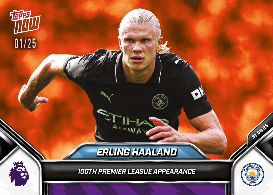 Erling Haaland - 2025-26 Premier League Topps NOW - Card 15 - PR: 1340 - Image 5