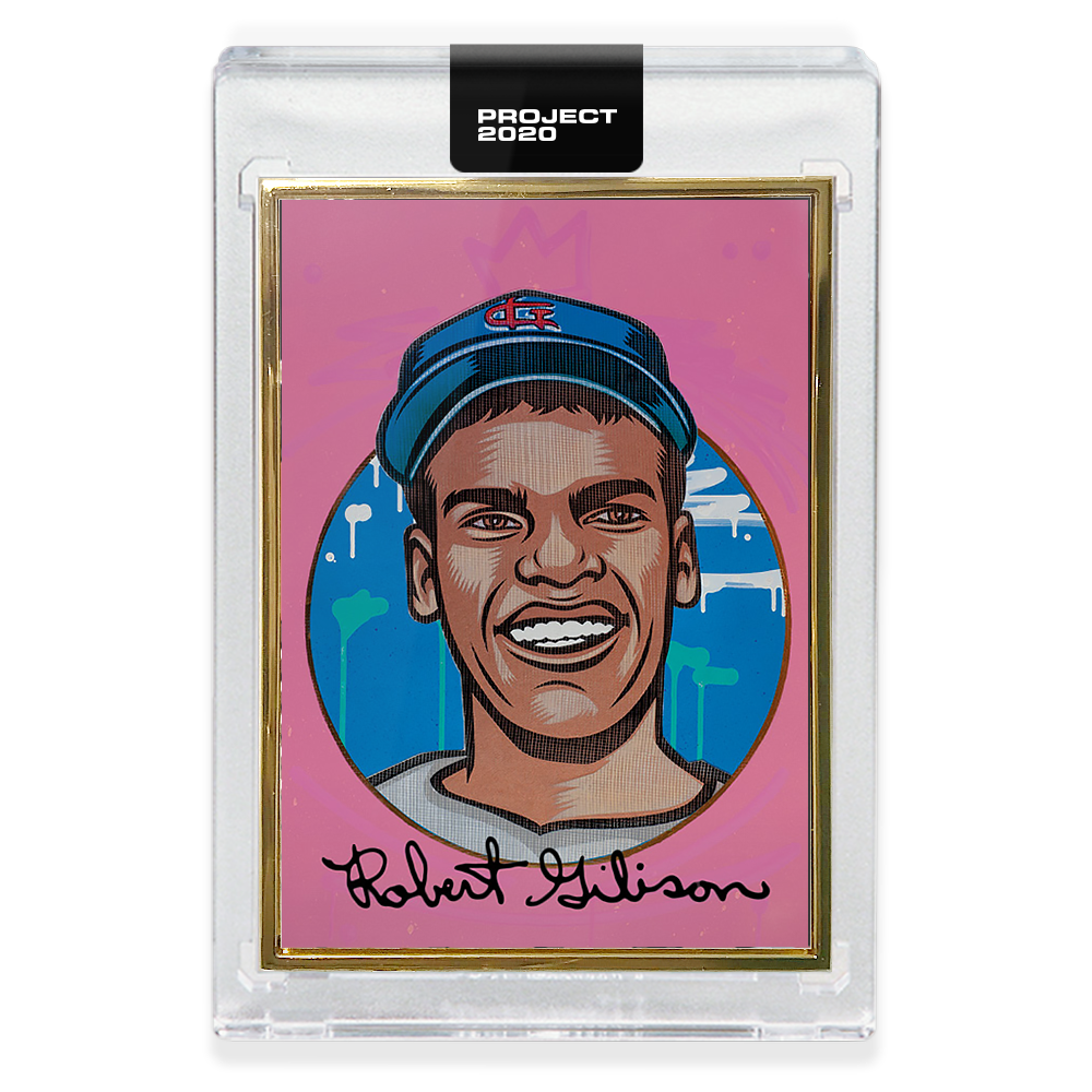 Topps PROJECT 2020 Card 392 - 1959 Bob Gibson by Blake Jamieson - Print Run: 3204 - Image 2