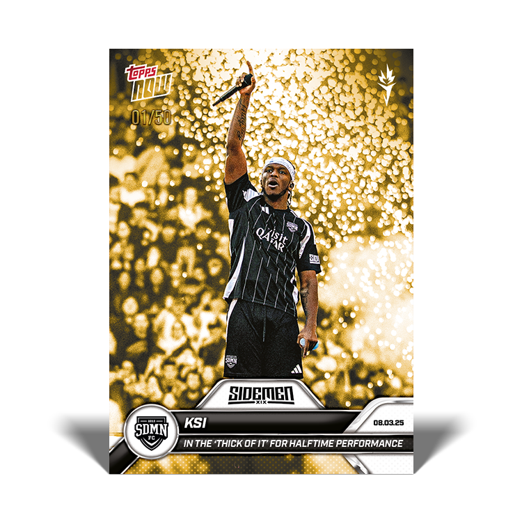 KSI - 2025 Sidemen Charity Match Topps NOW Card 11 - LOOK FOR AUTO - PR: 565 - Image 7
