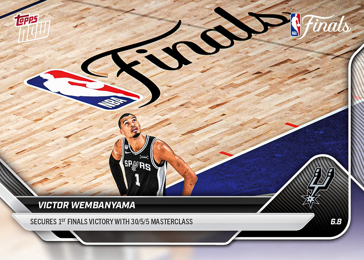 Victor Wembanyama - 2025-26 NBA Topps NOW - Card 335 - PR: 34286 - Image 3
