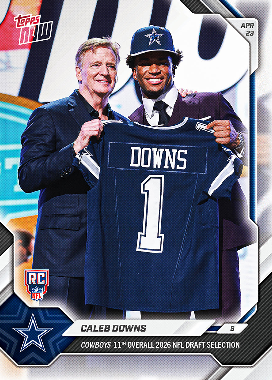 Caleb Downs - 2026 NFL Topps NOW - Card CDOW - PR: 7866
