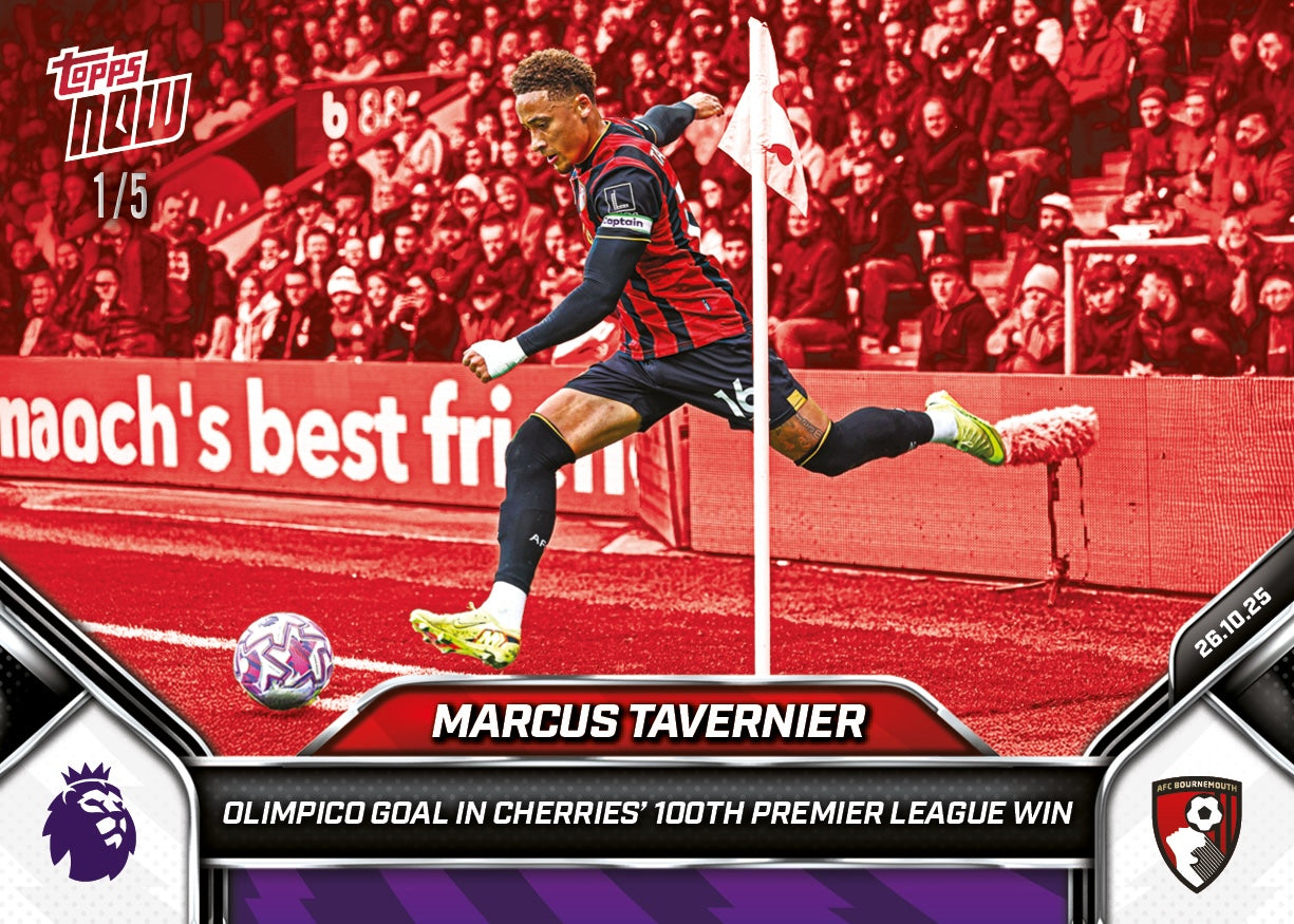 Marcus Tavernier - 2025-26 Premier League Topps NOW - Card 44 - PR: 198 - Image 3