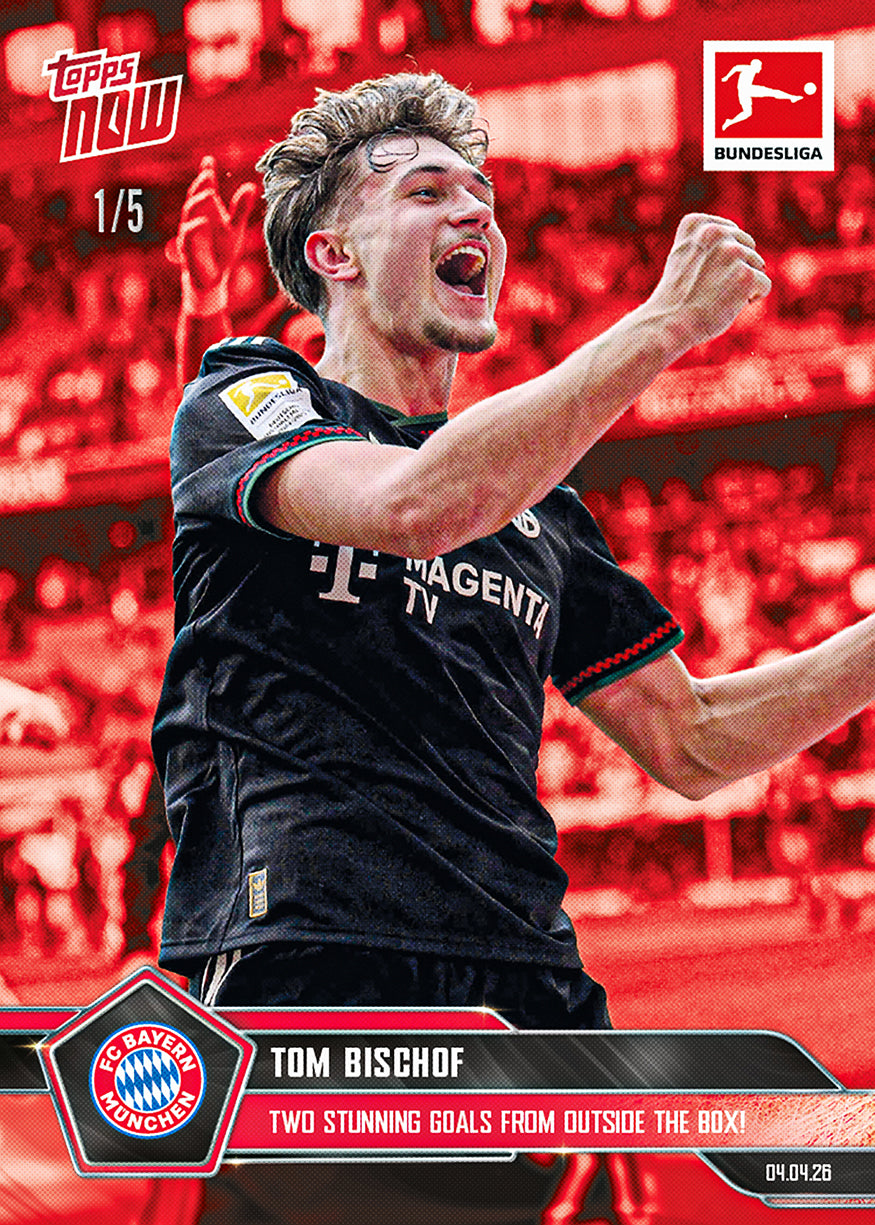 Tom Bischof - 2025-26 Bundesliga Topps NOW - Card 161 - PR: 864 - Image 3