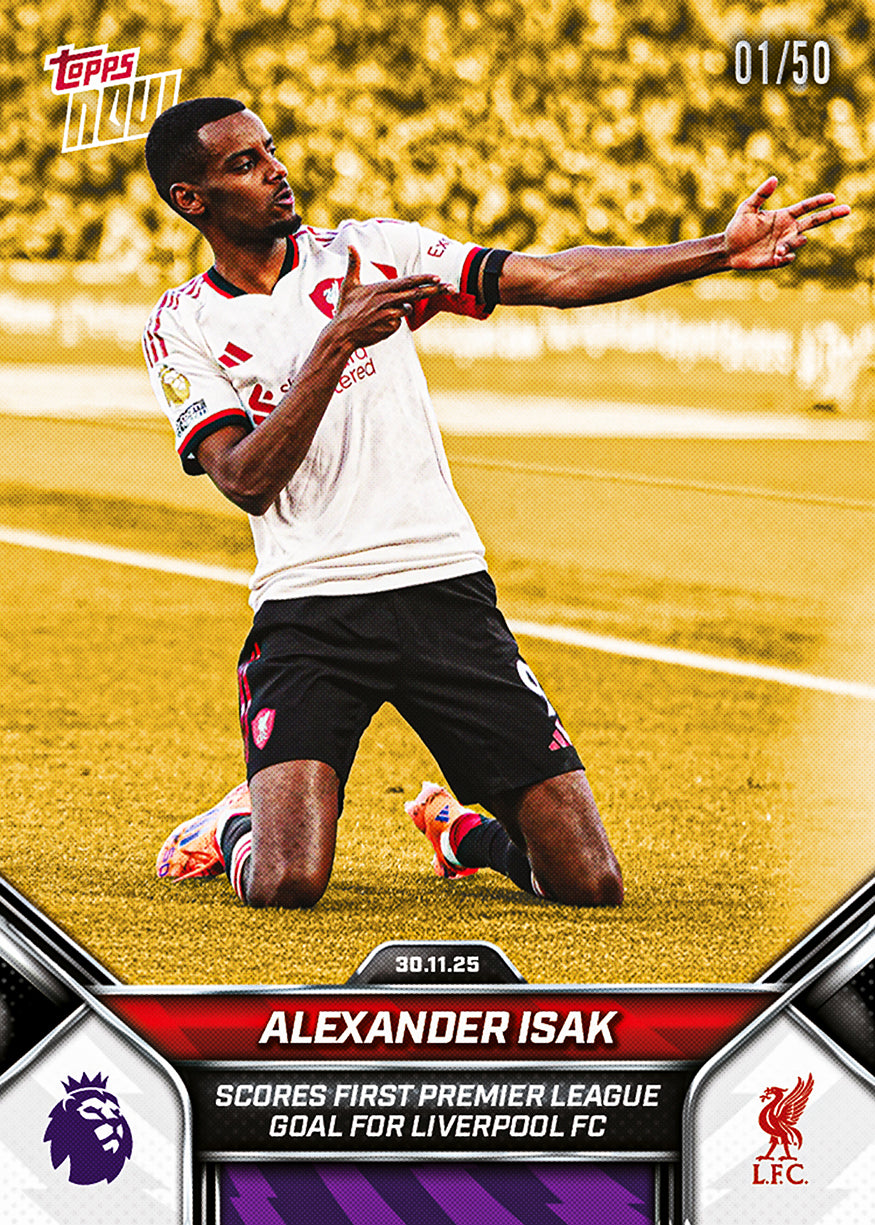 Alexander Isak - 2025-26 Premier League Topps NOW - Card 67 - PR: 863 - Image 6