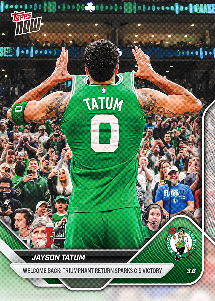 Jayson Tatum - 2025-26 NBA Topps NOW - Card 197 - PR: 4863 - Image 2