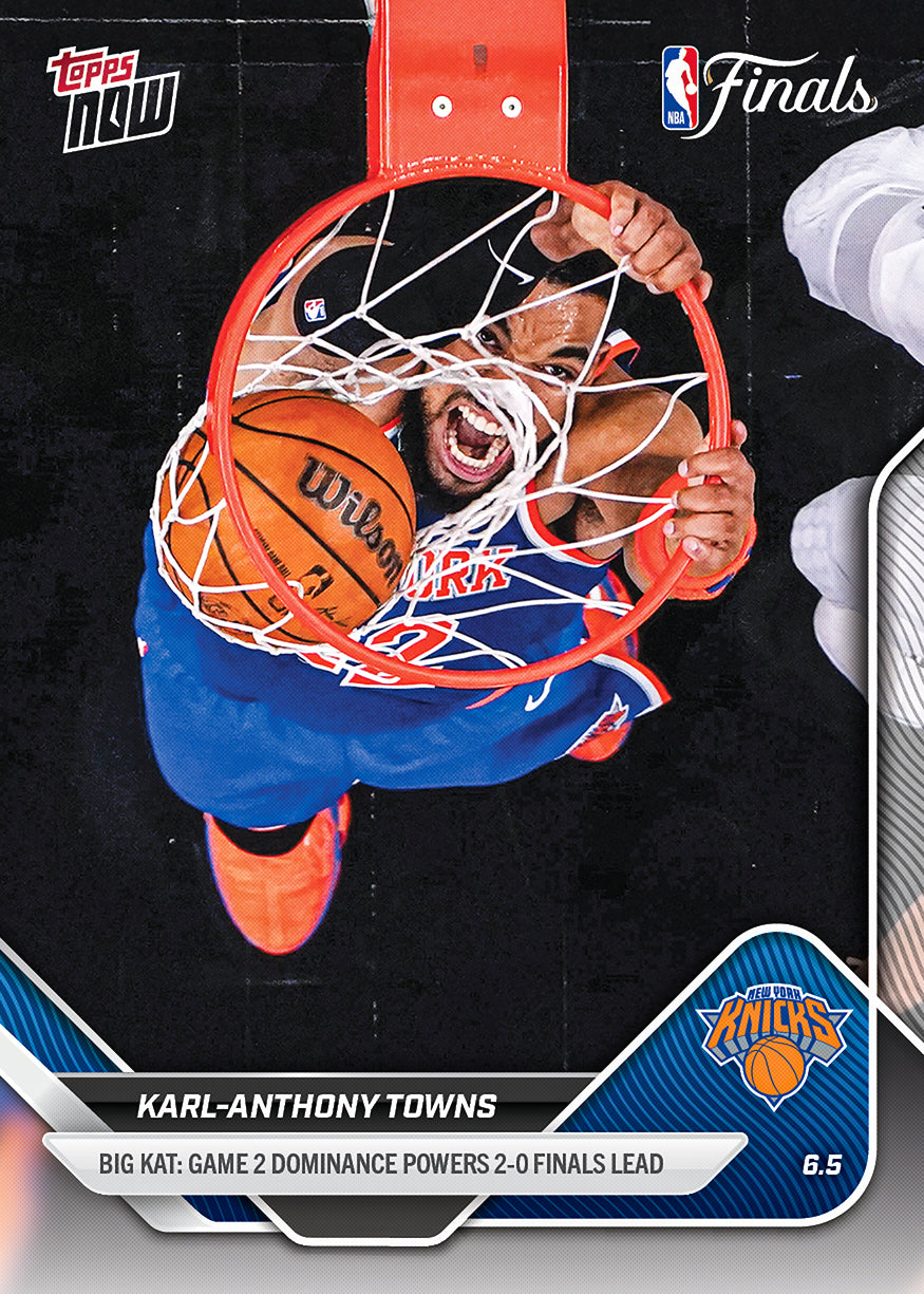 Karl-Anthony Towns - 2025-26 NBA Topps NOW - Card 332 - PR: 8020